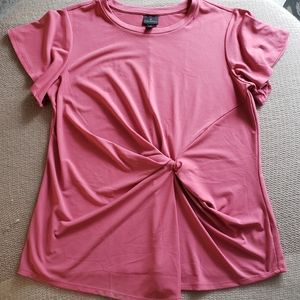 Worthington Pink Twisted Top